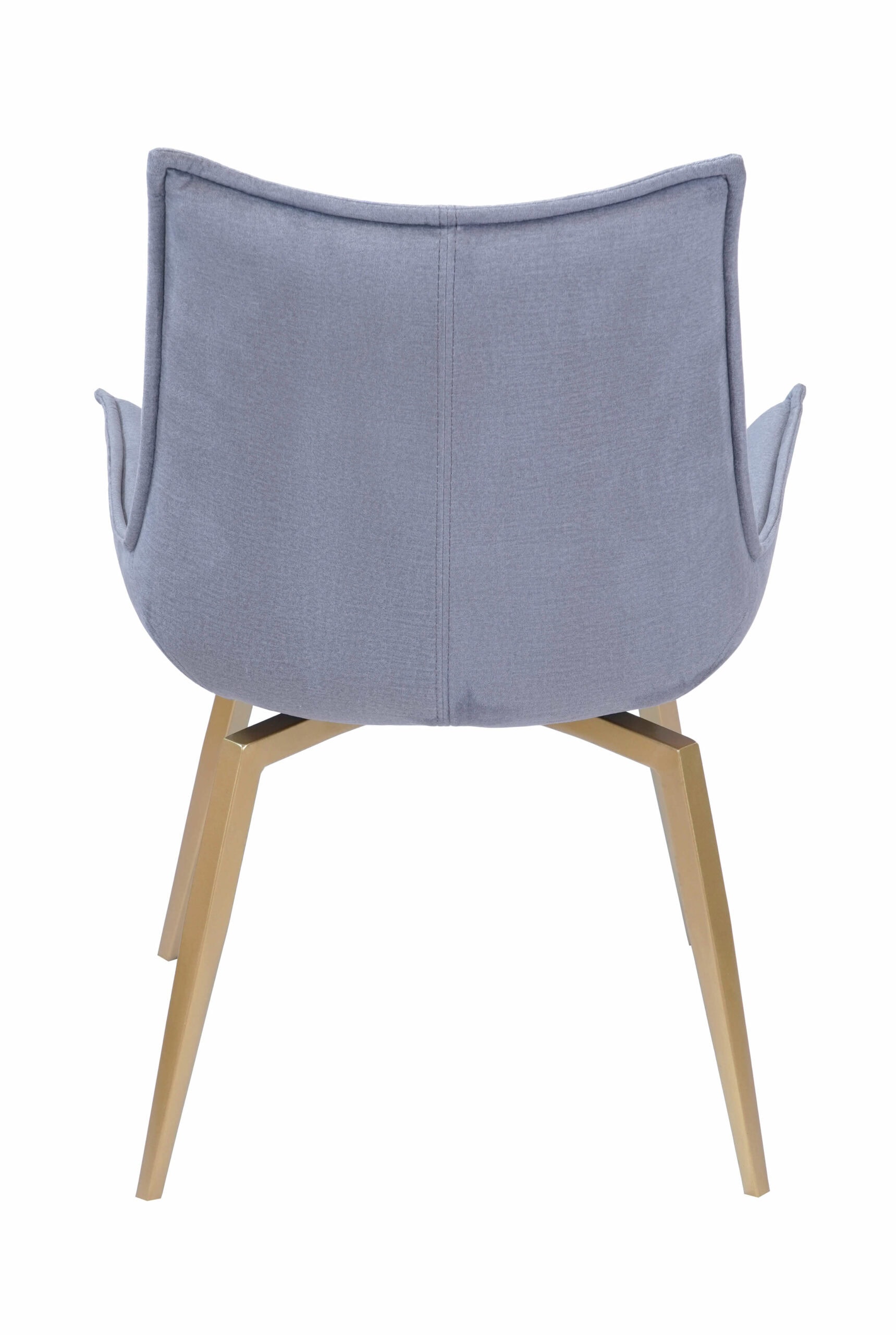 LoftSpin Bilbao Grey Velvet Armchair