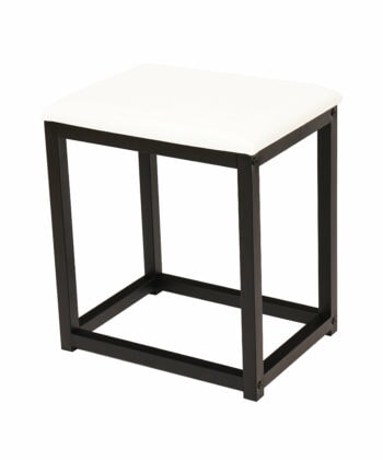 LumiVain White Matte LED Dressing Table Set