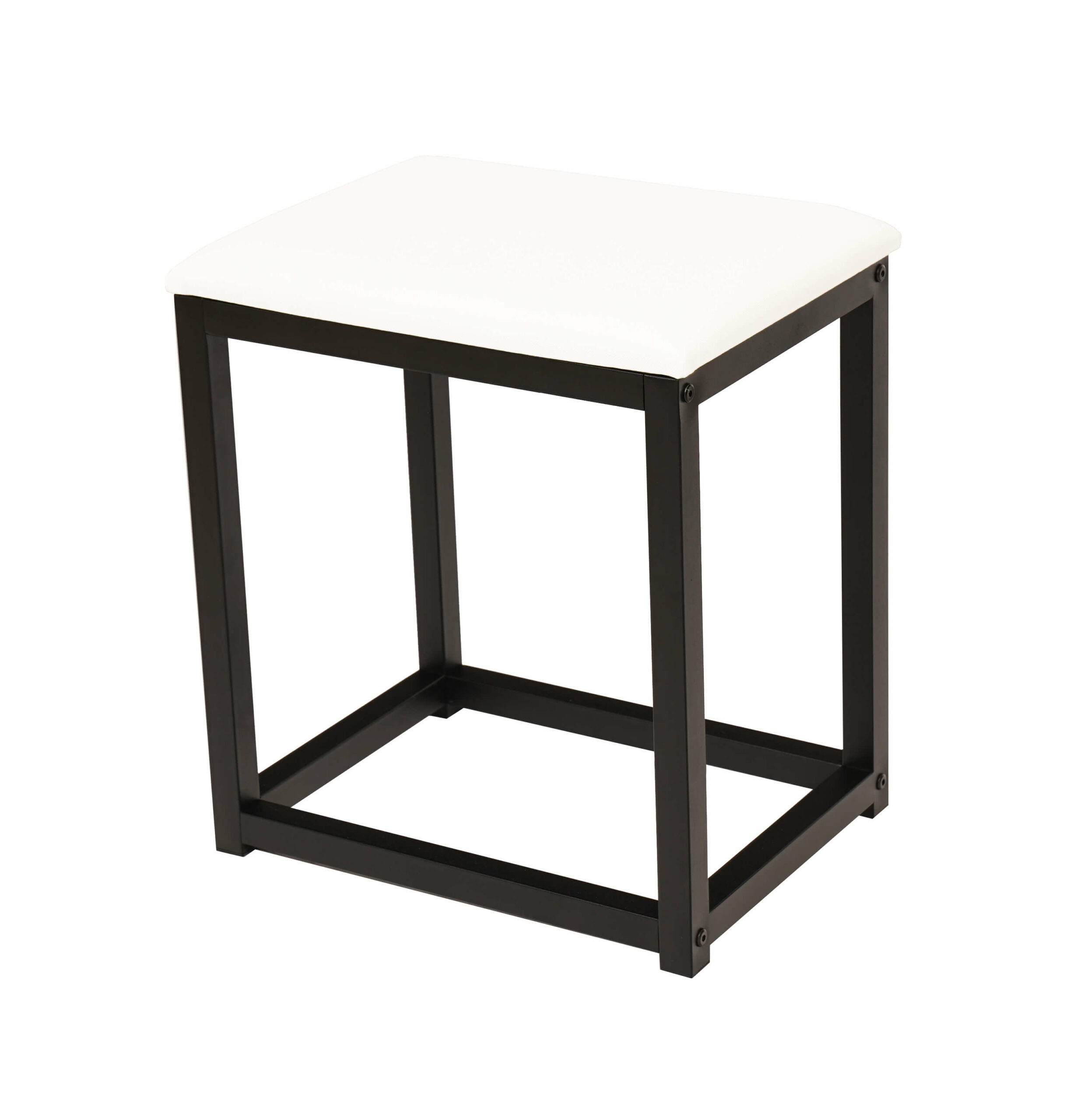 LumiVain White Matte LED Dressing Table Set