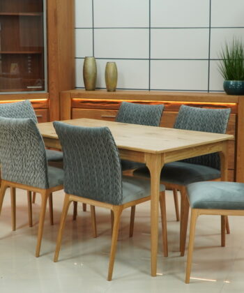 Oak Haven 3D Velvet Chair