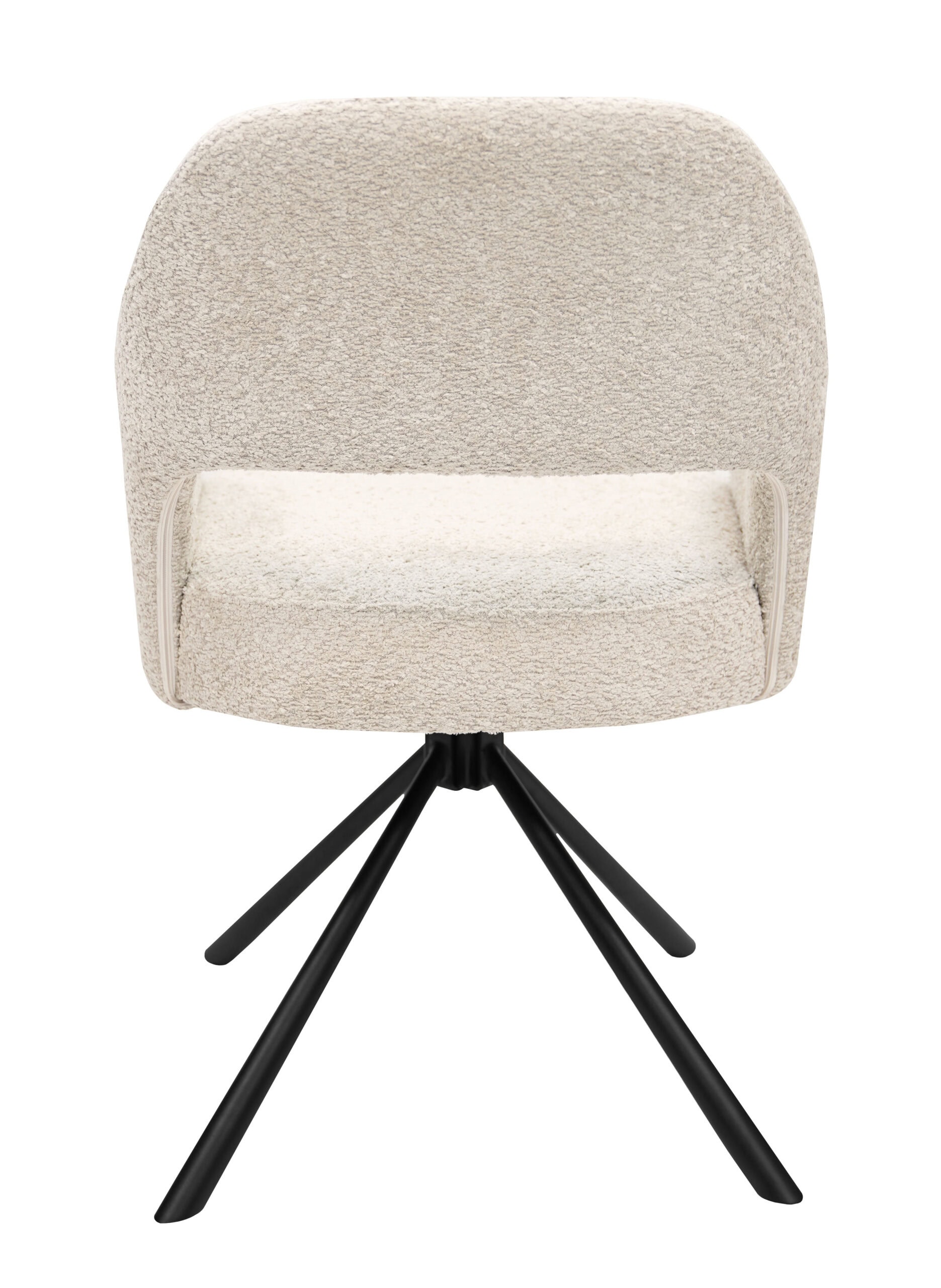 Pivot39 Beige Boucle Swivel Chair