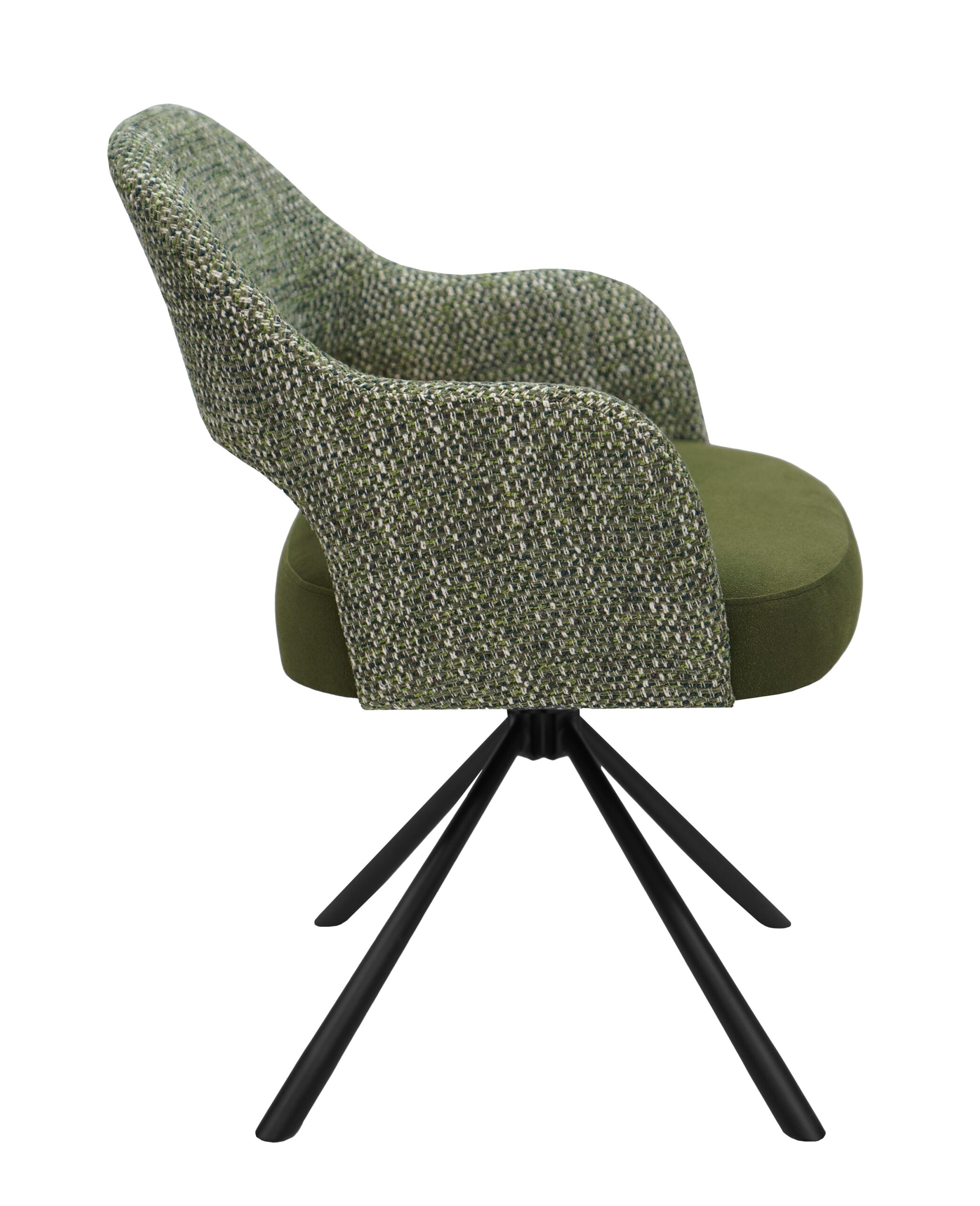 Pivot39 Beige Boucle Swivel Chair