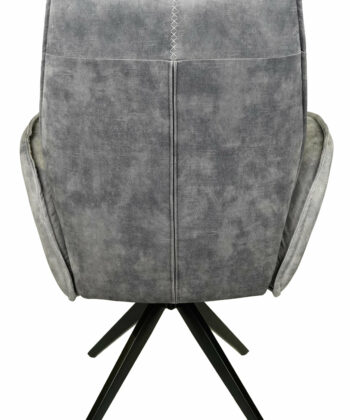Potsdam Grey Retro Swivel Armchair