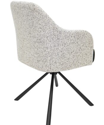 Prime41 Multi-Color Chenille Arm Swivel Chair
