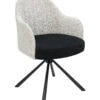 Prime41 Multi-Color Chenille Arm Swivel Chair