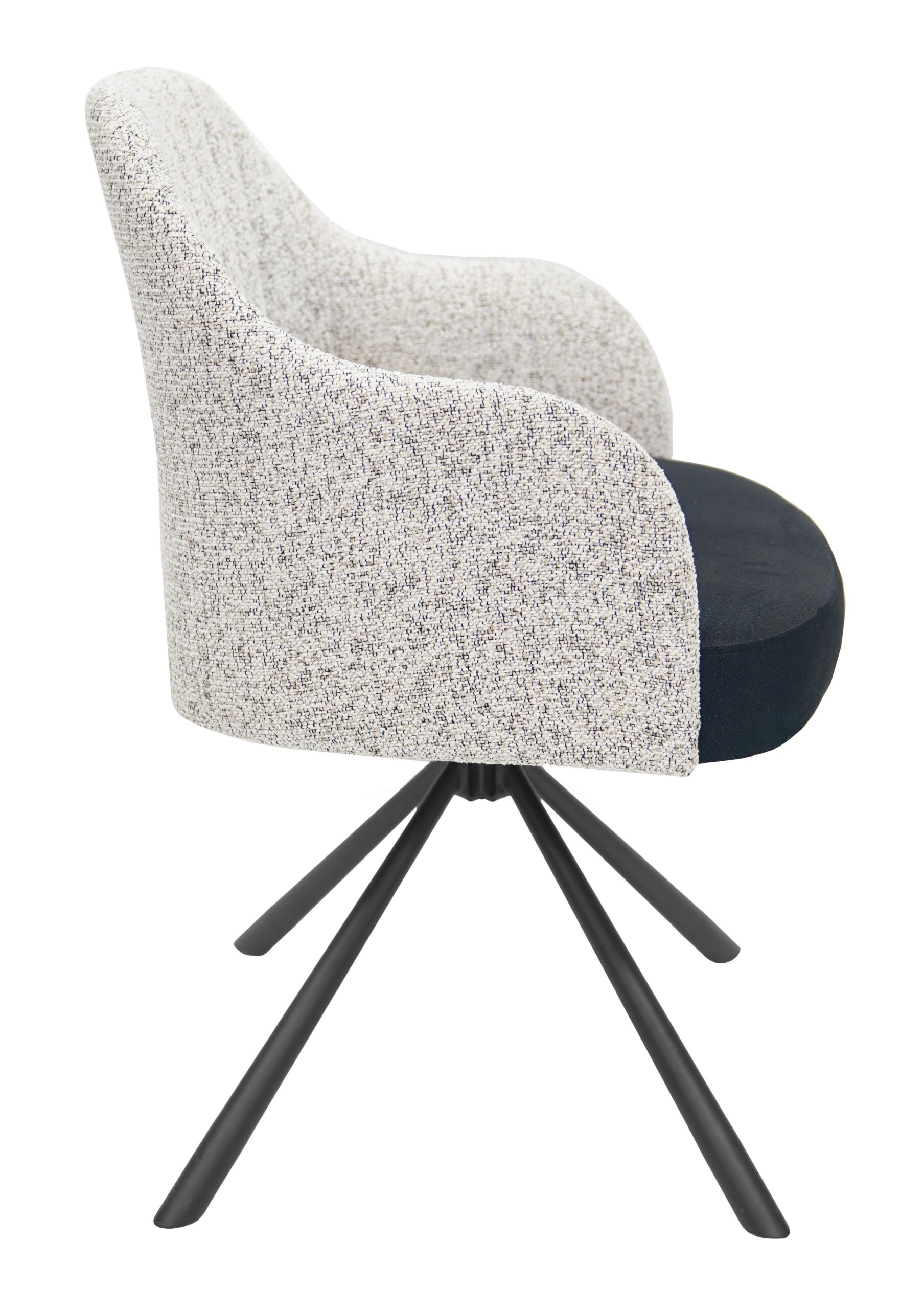 Prime41 Multi-Color Chenille Arm Swivel Chair