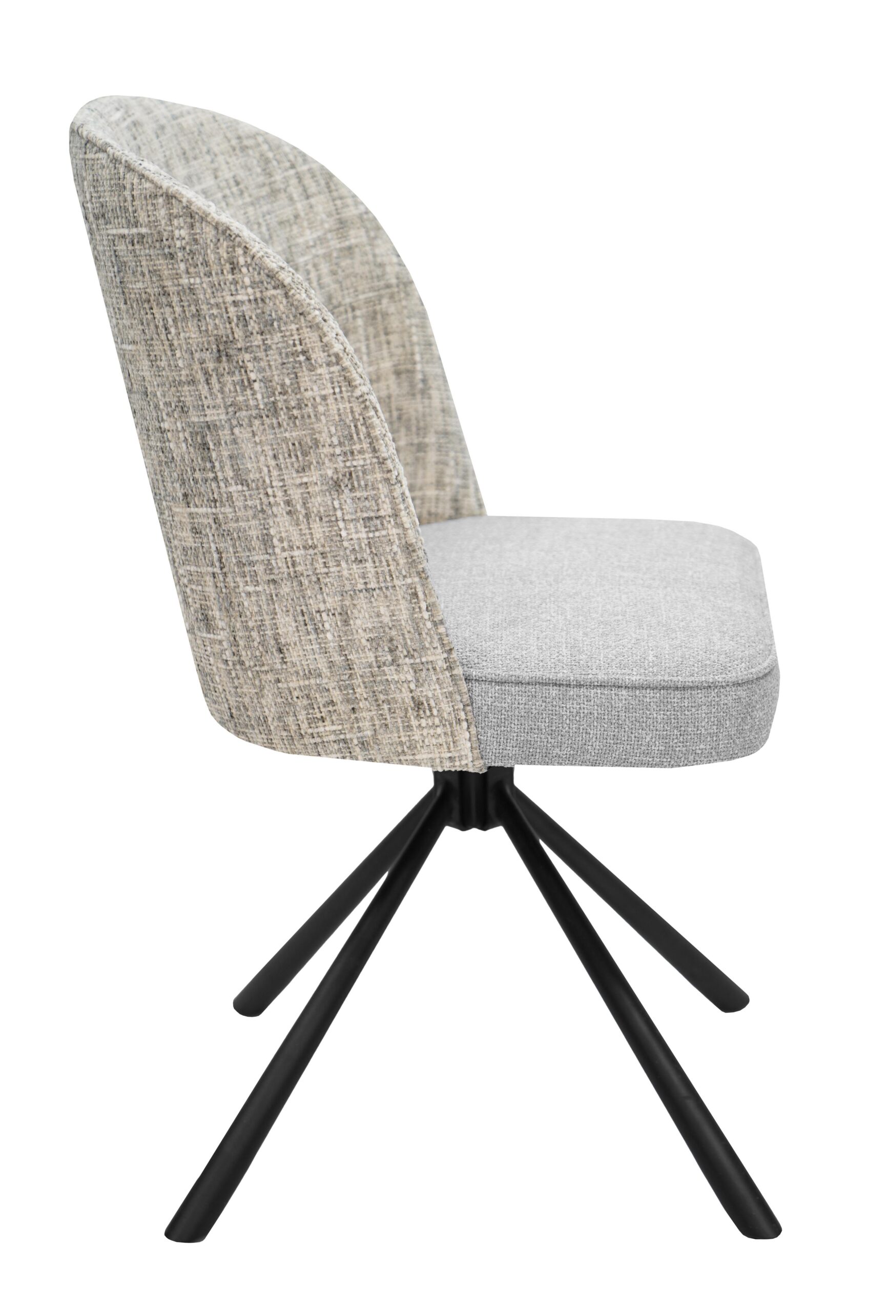 Spin38 Multi-Color Chenille Swivel Chair