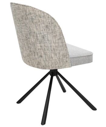 Spin38 Multi-Color Chenille Swivel Chair