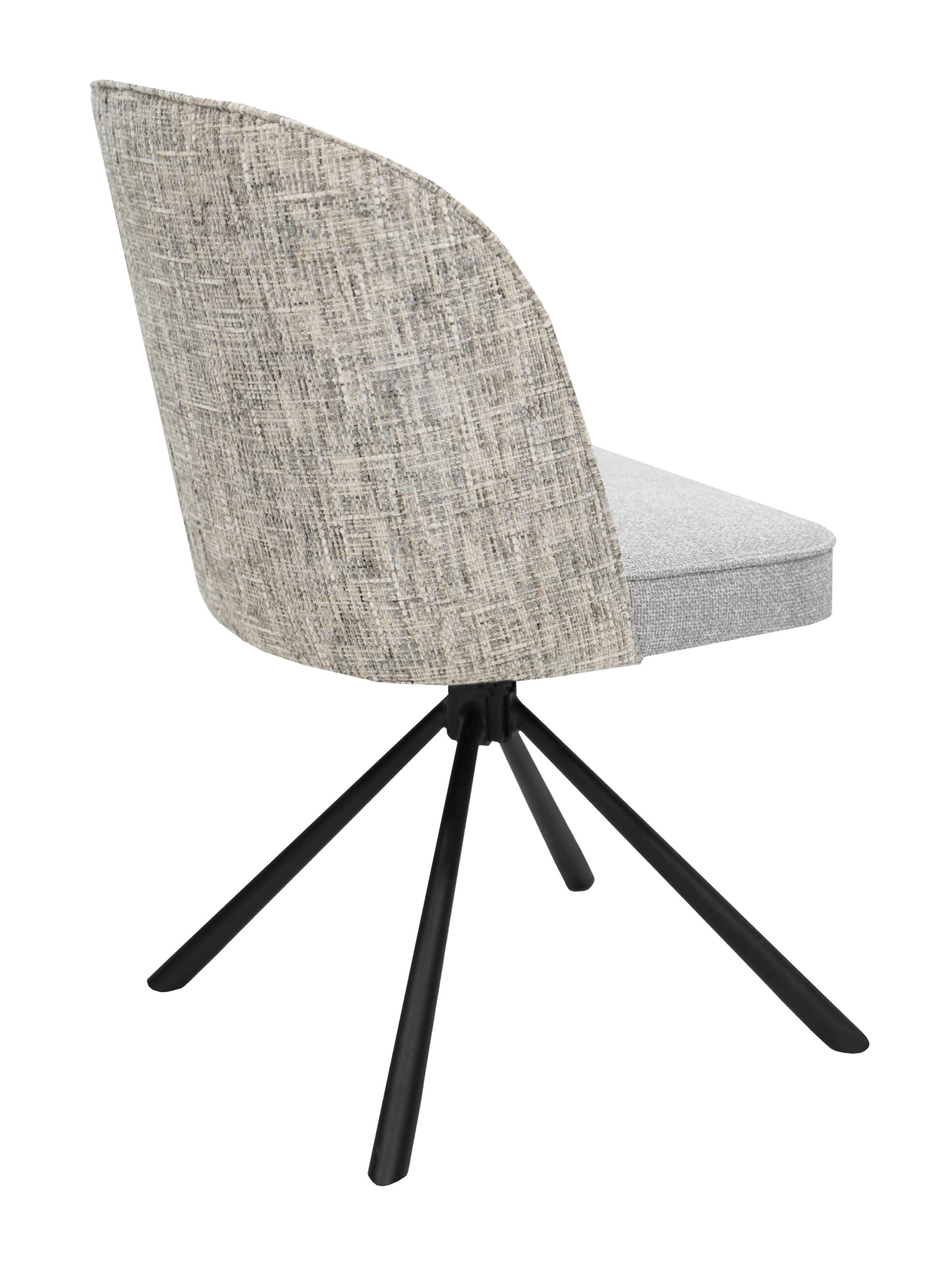 Spin38 Multi-Color Chenille Swivel Chair