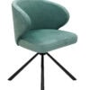 Twist40 Blue Chenille Swivel Chair