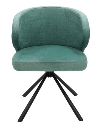 Twist40 Blue Chenille Swivel Chair
