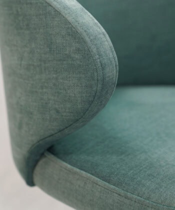 Twist40 Blue Chenille Swivel Chair