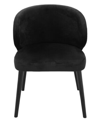 Velvet Panther Accent Chair