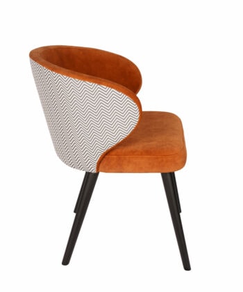 Velvet Panther Accent Chair