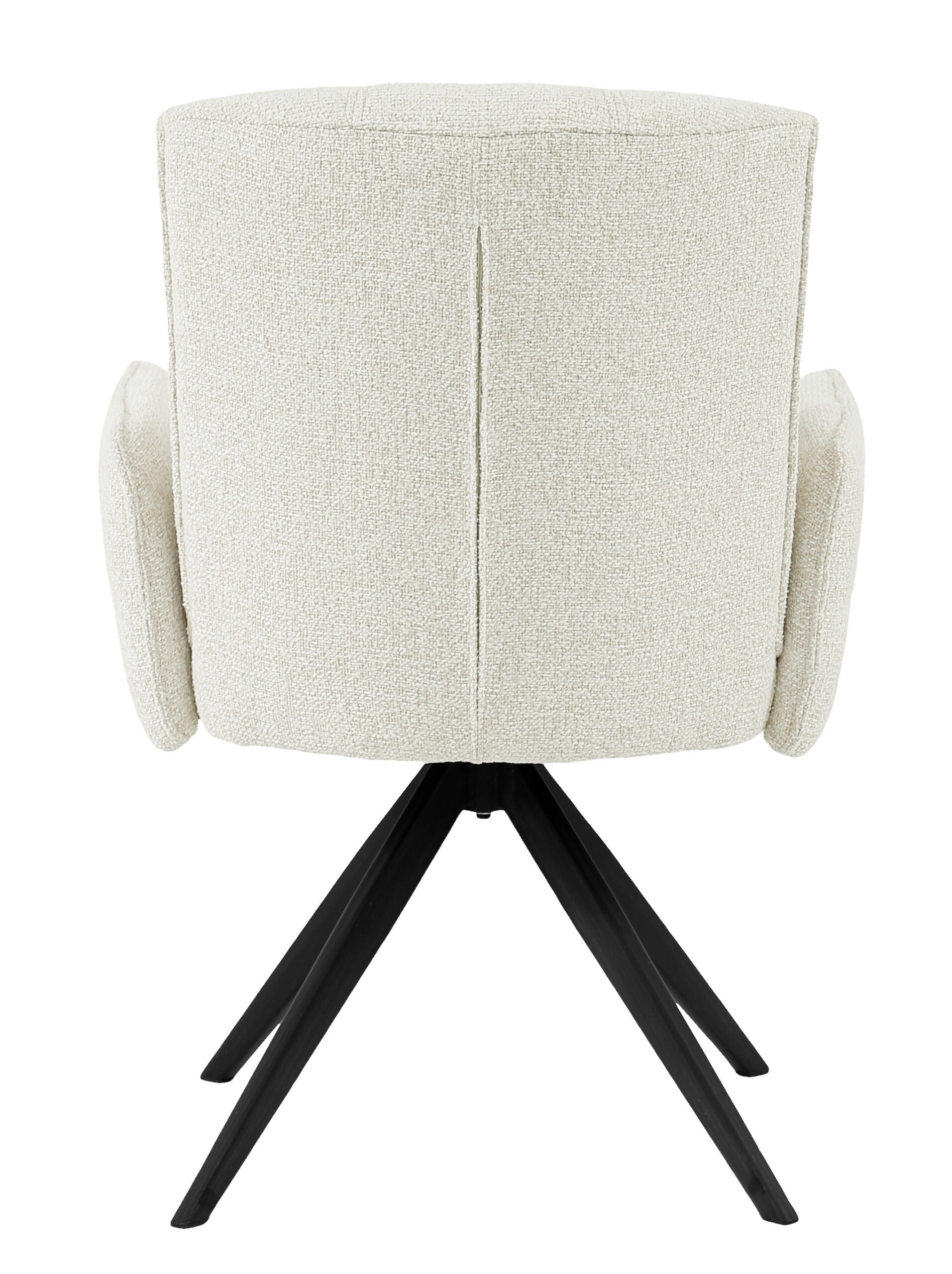 Zamira Grey Chenille Swivel Armchair