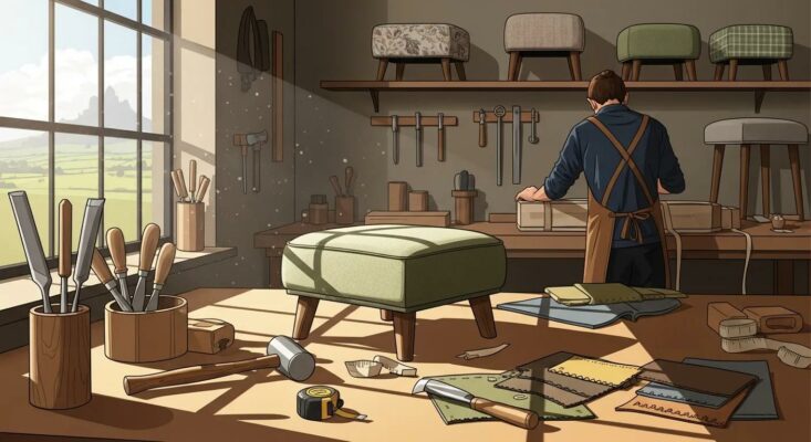 Custom Handcrafted Footstools in Kildare