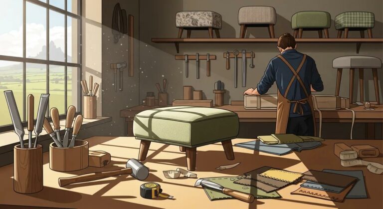 Custom Handcrafted Footstools in Kildare