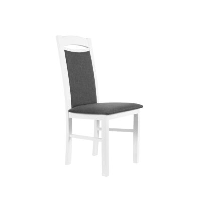 KT4 Classic Upholstered Dining Chair &ndash; White Beechwood Frame