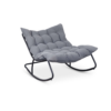 Mexico Rocking Lounge Chair –  Outdoor Rocker with Cushions and Metal Frame