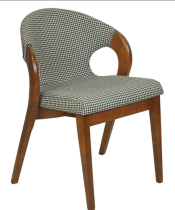 Walnut Harmony Armchair – American Walnut Beech Pepitka Dining Chair