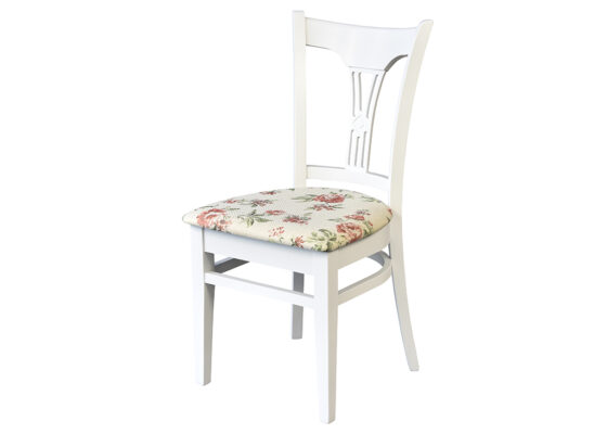 Provence Beech Dining Chair &ndash; Patterned Backrest