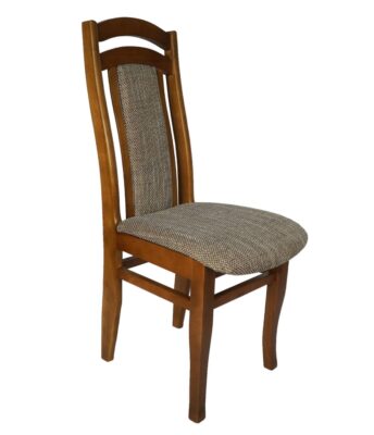 Rustic Classic Harmony Chair &ndash; Beech Rustikal Frame with Brown Chenille
