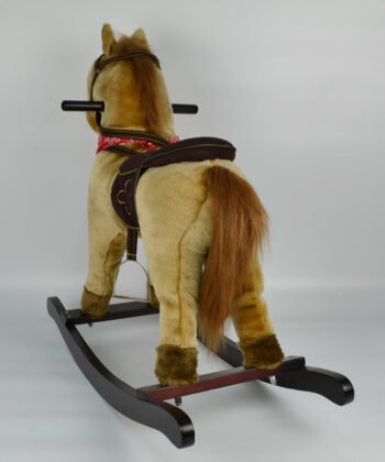 Ares Galloper Rocking Horse &ndash; Interactive Brown Plush Pony Toy