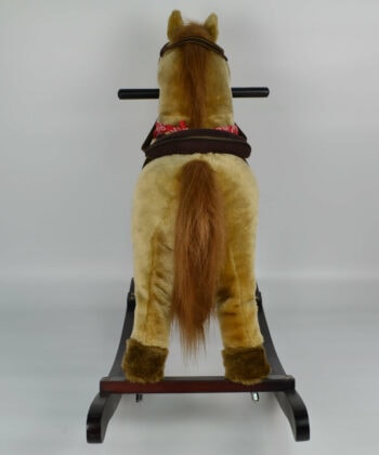 Ares Galloper Rocking Horse &ndash; Interactive Brown Plush Pony Toy