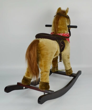 Ares Galloper Rocking Horse &ndash; Interactive Brown Plush Pony Toy