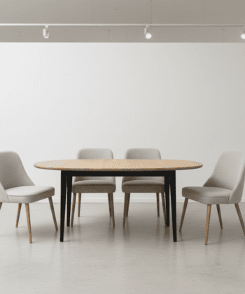 Artisan Odyssey Round Extendable Table – Dublin Scandinavian Oak Dining 100+35cm