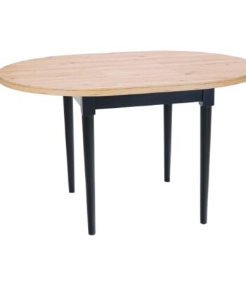 Artisan Odyssey Round Extendable Table – Dublin Scandinavian Oak Dining 100+35cm