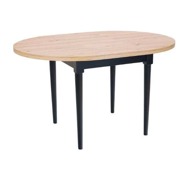 Artisan Odyssey Round Extendable Table – Dublin Scandinavian Oak Dining 100+35cm