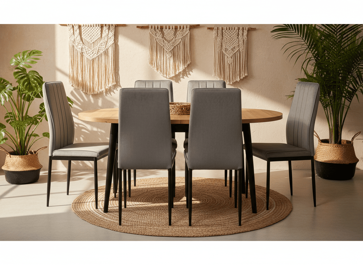 Artisan Odyssey Round Extendable Table – Dublin Scandinavian Oak Dining 100+35cm