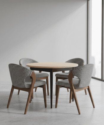 Artisan Odyssey Round Extendable Table – Dublin Scandinavian Oak Dining 100+35cm