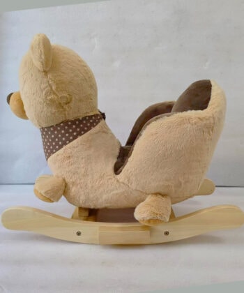 Bruno Cozy Bear Rocker – Brown Plush Rocking Bear for Toddlers