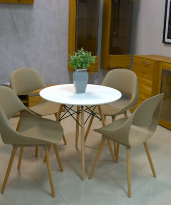 Cappuccino Chicago Polypropylene Chair – Scandinavian Beige