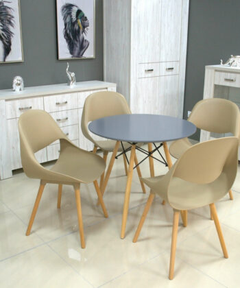 Cappuccino Chicago Polypropylene Chair – Scandinavian Beige