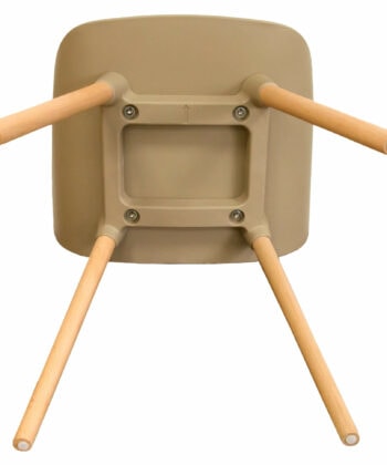 Cappuccino Chicago Polypropylene Chair – Scandinavian Beige