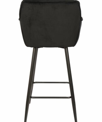 Capri Bottle Green Velvet Arm Stool – Luxe Loft Kitchen Bar Chair