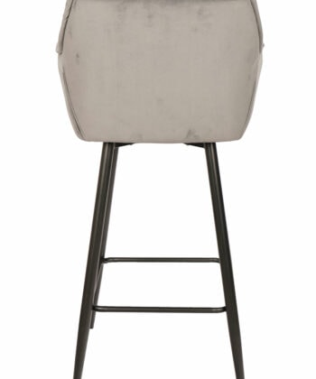 Capri Bottle Green Velvet Arm Stool – Luxe Loft Kitchen Bar Chair