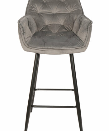 Capri Bottle Green Velvet Arm Stool – Luxe Loft Kitchen Bar Chair