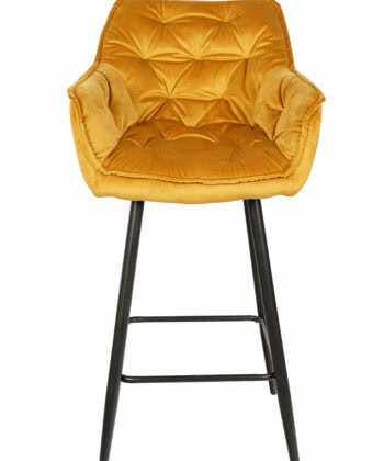 Capri Bottle Green Velvet Arm Stool – Luxe Loft Kitchen Bar Chair