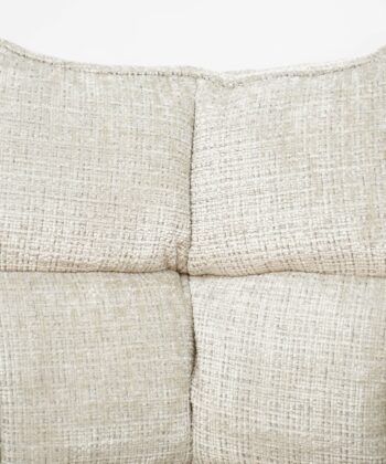 Cremona Swivel Armchair – Light Grey Chenille 360° Office Dining 66x68x87cm