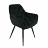 Vitos Black Velvet Dining Chair