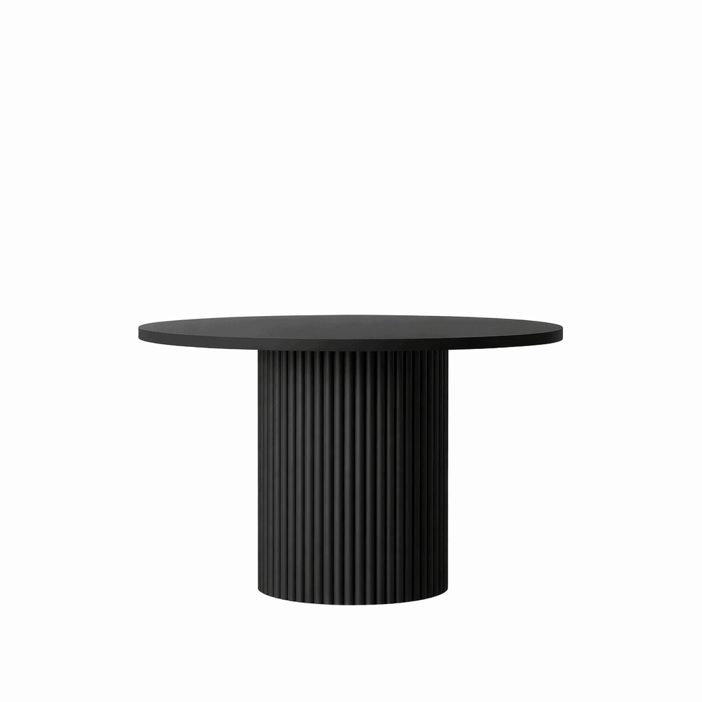 ELEMENTS Rail-Extend Table – 180cm Cashmere Top, Steel Base, Compact Luxury