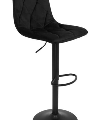 Figa Velvet Bar Stool – Brown Velvet Kitchen Counter Seat