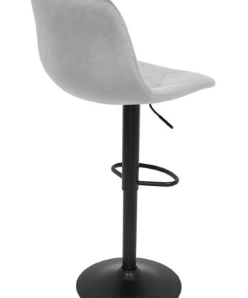 Figa Velvet Bar Stool – Brown Velvet Kitchen Counter Seat