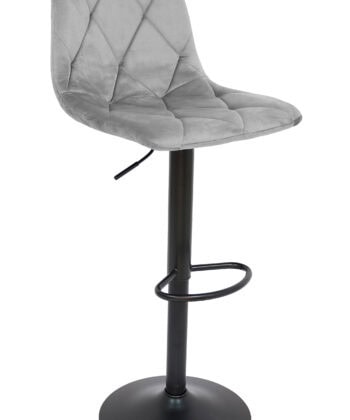 Figa Velvet Bar Stool – Brown Velvet Kitchen Counter Seat