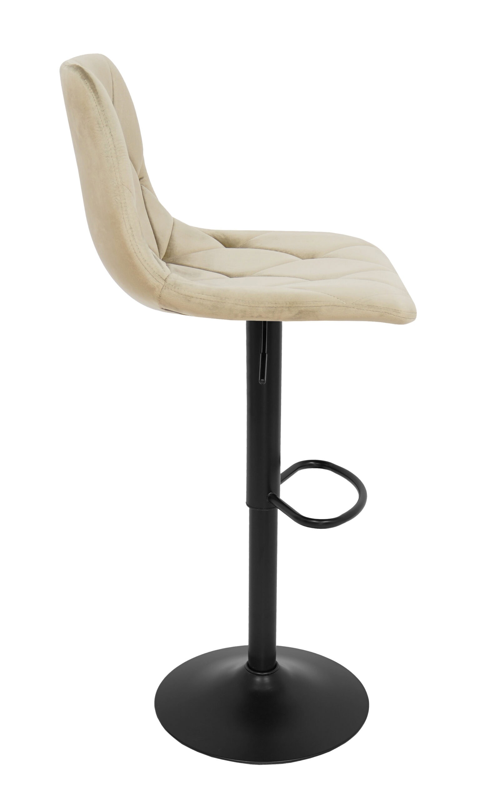 Figa Velvet Bar Stool – Brown Velvet Kitchen Counter Seat