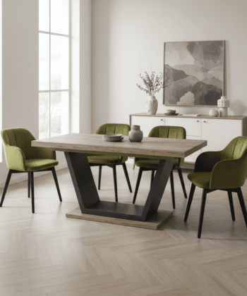 Golden Craft Extendable Dining Table –  140x80+40cm